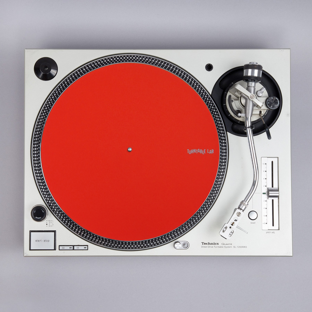 Turntable Lab: Pro Thin Slipmat Record Mats (Technics Style) - Red