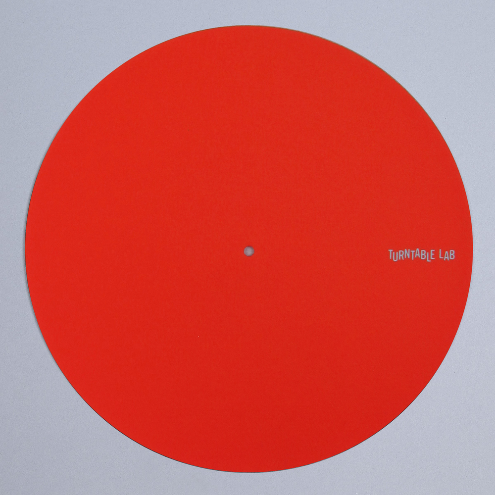 Turntable Lab: Pro Thin Slipmat Record Mats (Technics Style) - Red