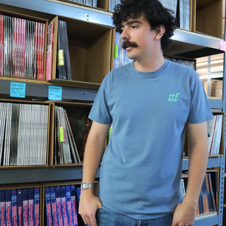 Turntable Lab: Stereo and Records 03 Shirt - Blue