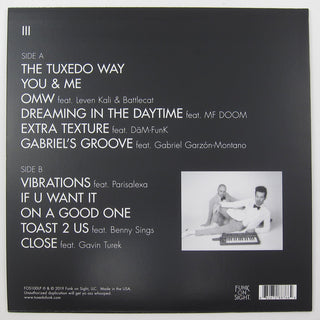 Tuxedo: Tuxedo III (Mayer Hawthorne & Jake One) Vinyl LP