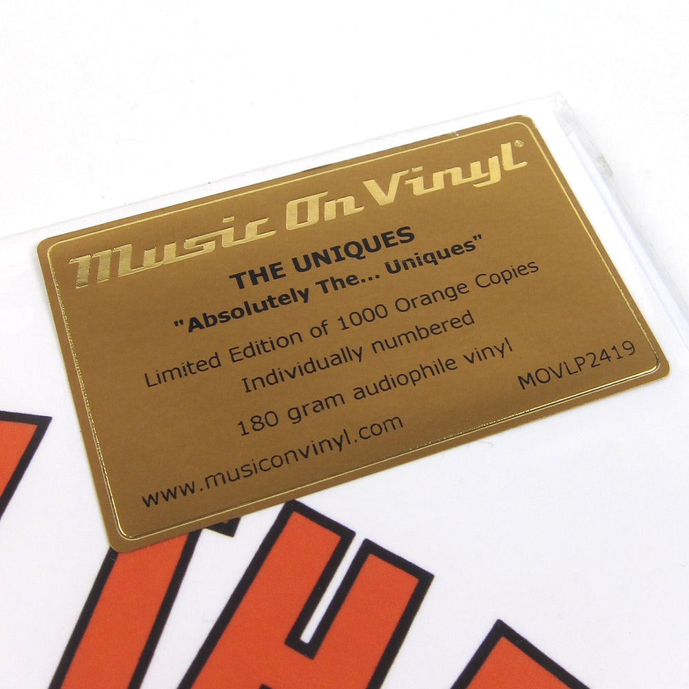 The Uniques: Absolutely The... Uniques (Music On Vinyl 180g, Colored Vinyl) Vinyl LP