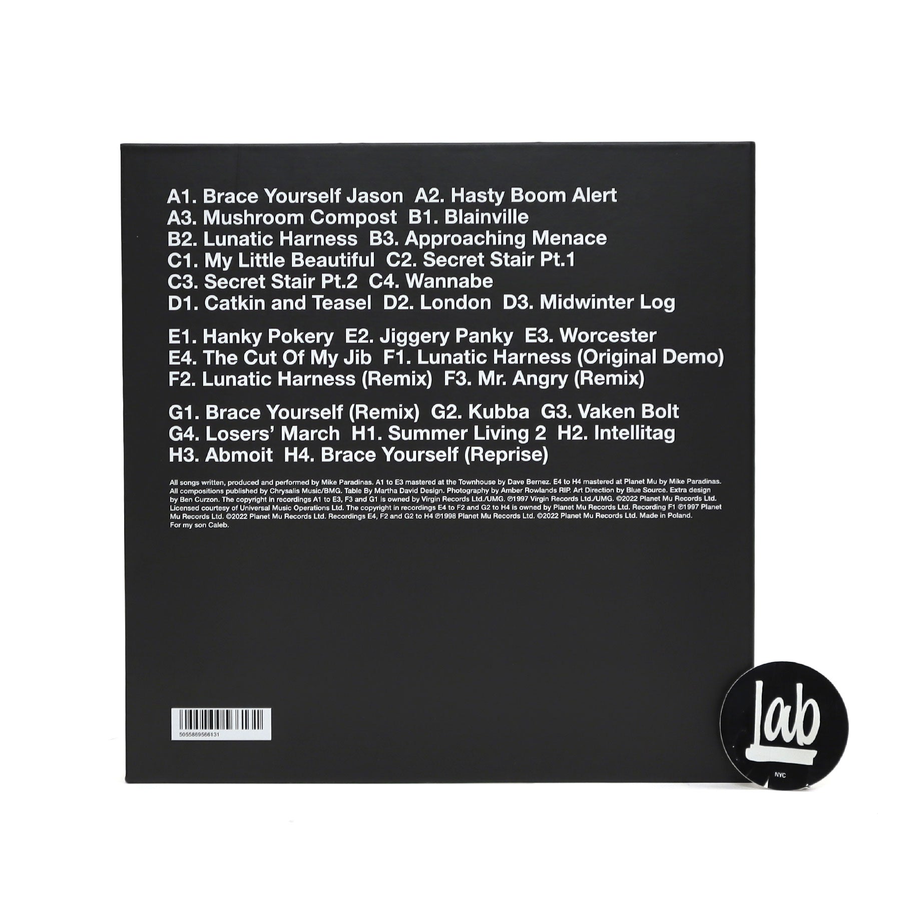 u-Ziq: Lunatic Harness (Indie Exclusive Colored Vinyl) Vinyl 4LP