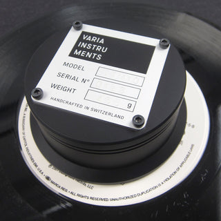 Varia Instruments: TTW10 Turntable Weight for 12" + 7" Records
