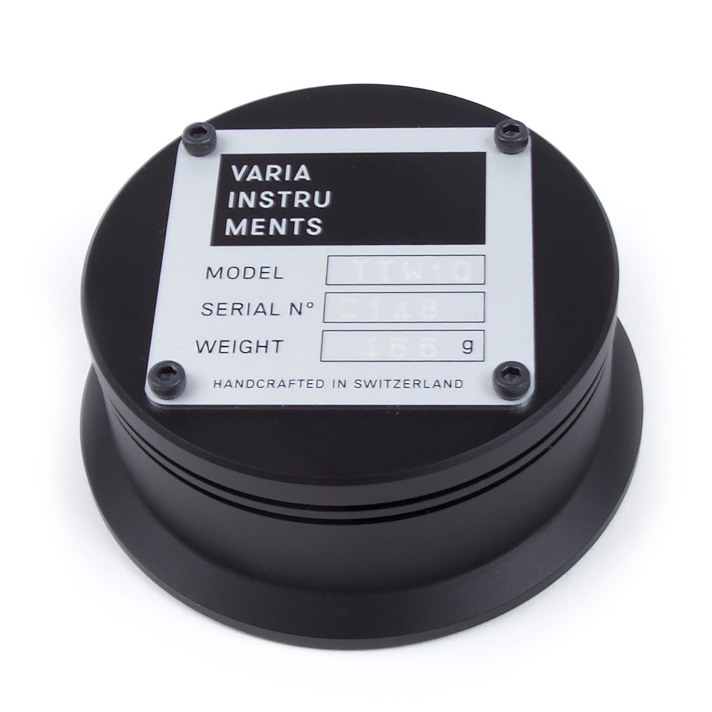 Varia Instruments: TTW10 Turntable Weight for 12" + 7" Records