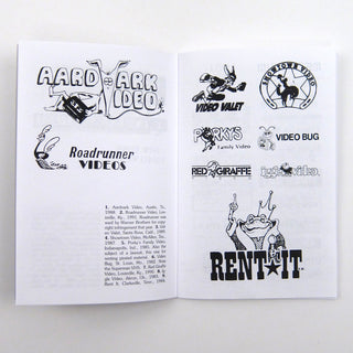 Videoland: A Visual Catalog of American Video Store Logos 1980-1995 Zine