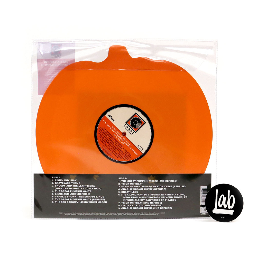 Vince Guaraldi: It's The Great Pumpkin, Charlie Brown (Pumpkin Shaped Colored Vinyl) Vinyl LP