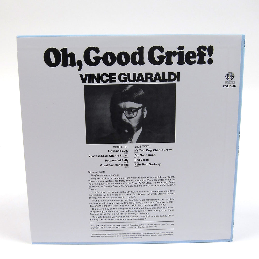 Vince Guaraldi: Oh, Good Grief! (Peanuts, Colored Vinyl) Vinyl LP