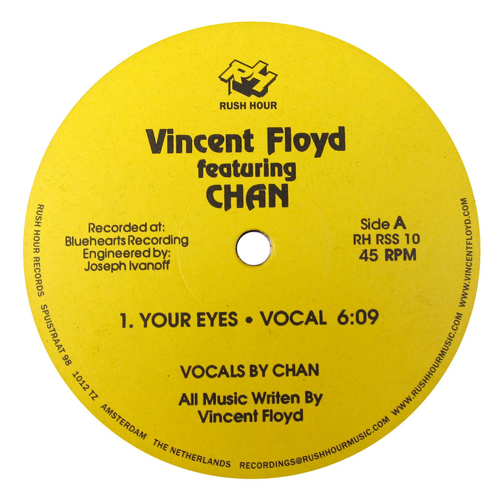 Vincent Floyd: Your Eyes ft. Chan Vinyl 12"