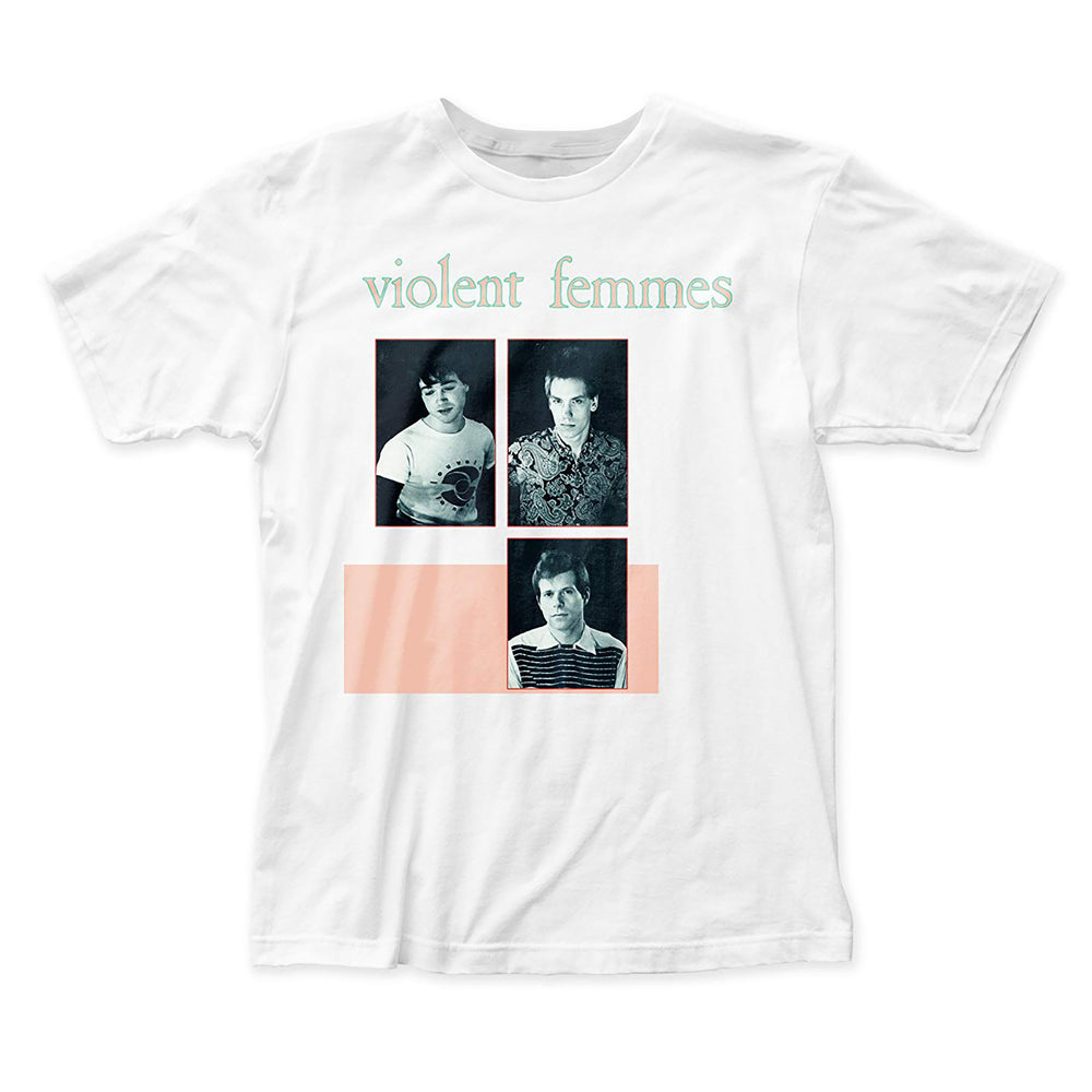 Violent Femmes: Group Shirt - White