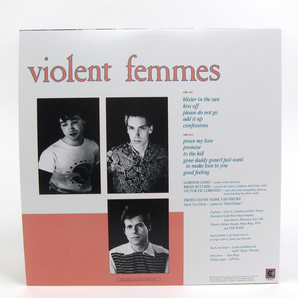 Violent Femmes: Violent Femmes (180g) Vinyl LP