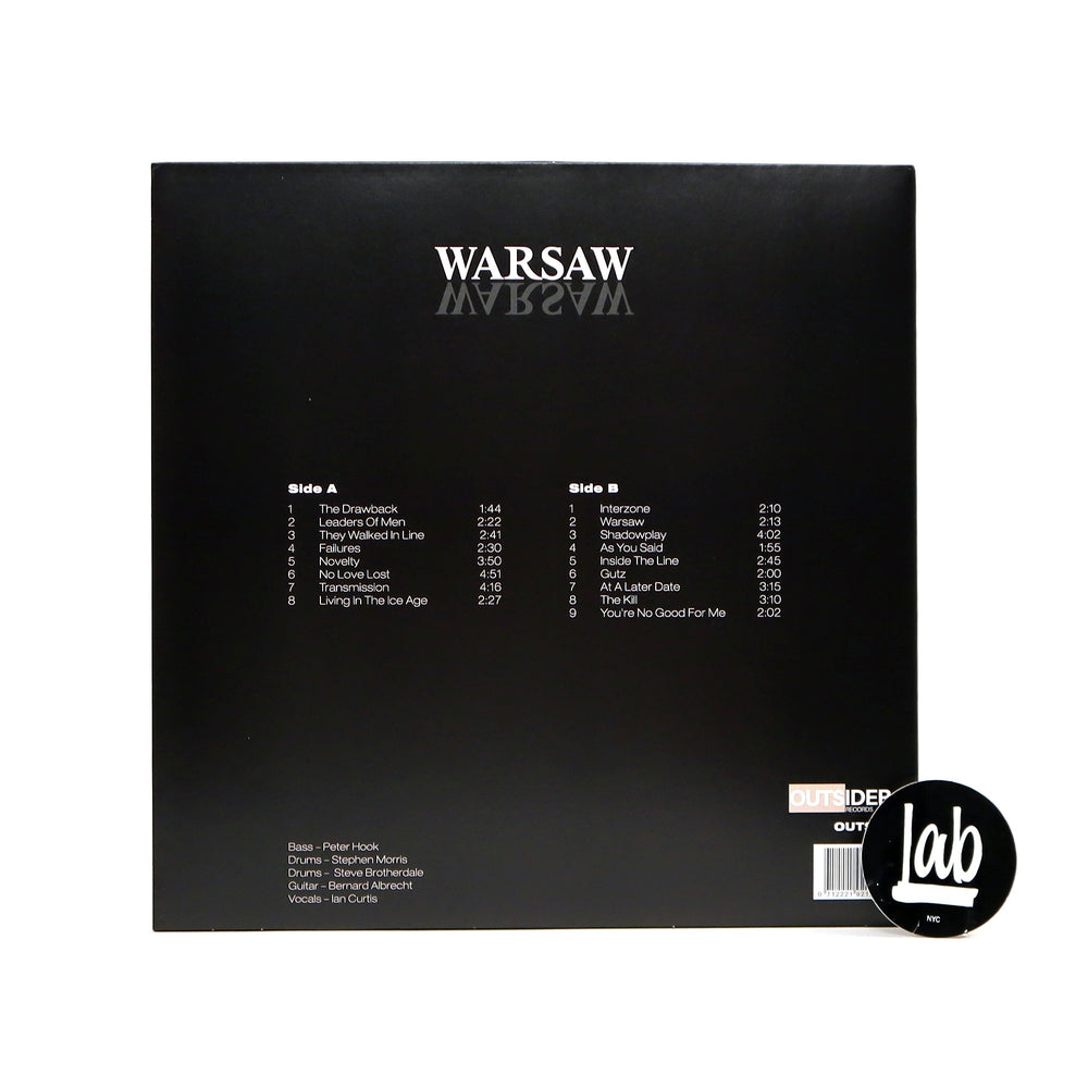 Warsaw: Warsaw (Joy Division) Vinyl LP