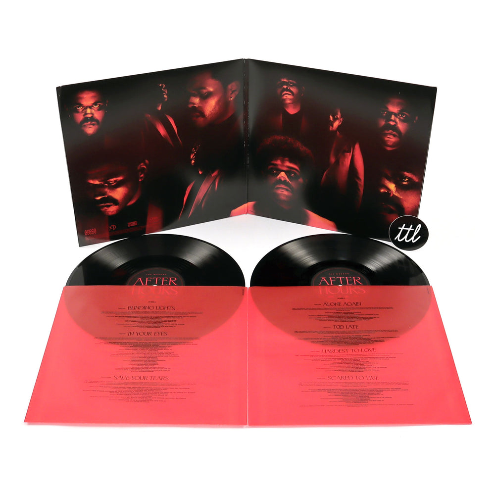 The Weeknd After Hours Exclusive Limited Edition Clear Red Splatter Vinyl  2LP