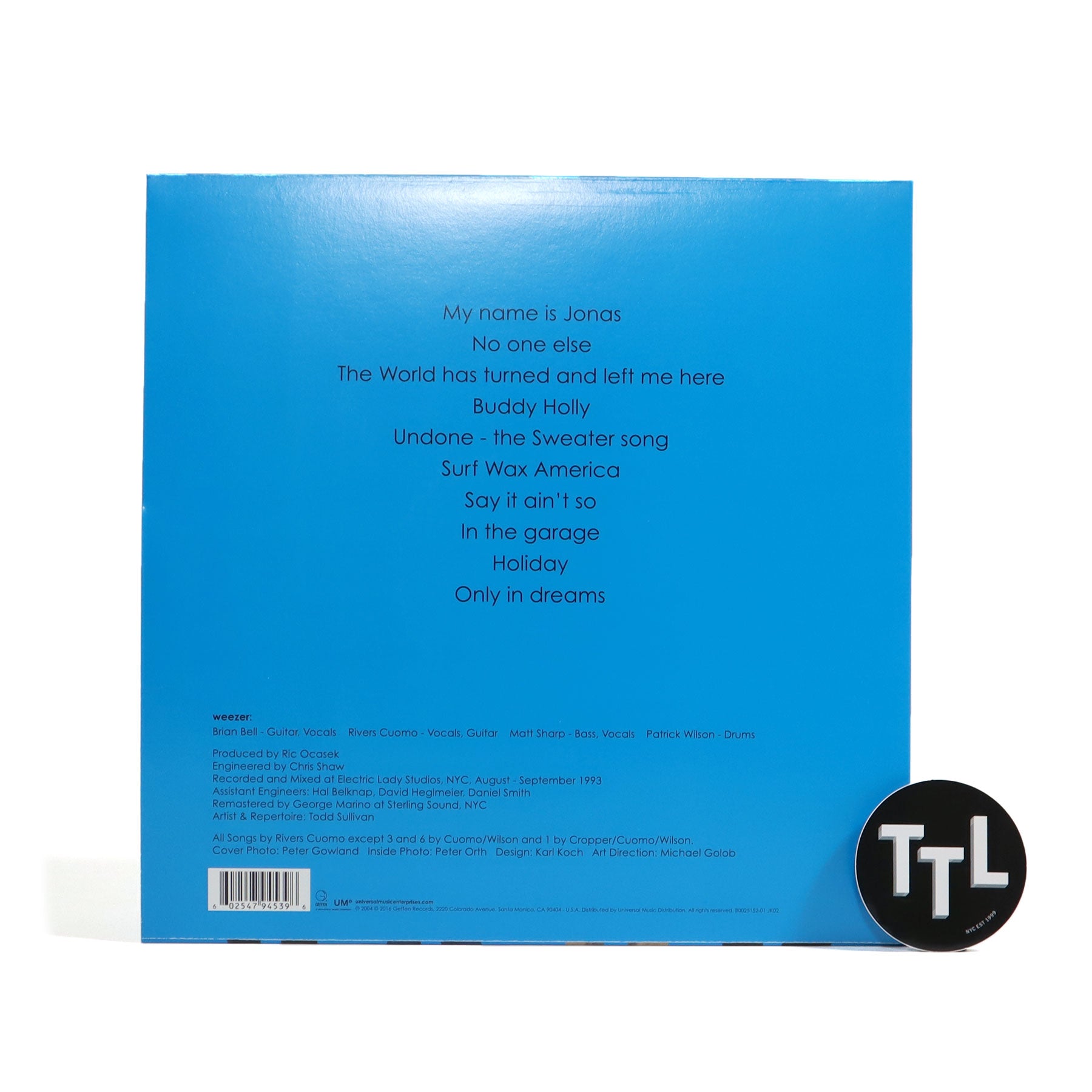 Weezer: Blue Album Vinyl LP – TurntableLab.com