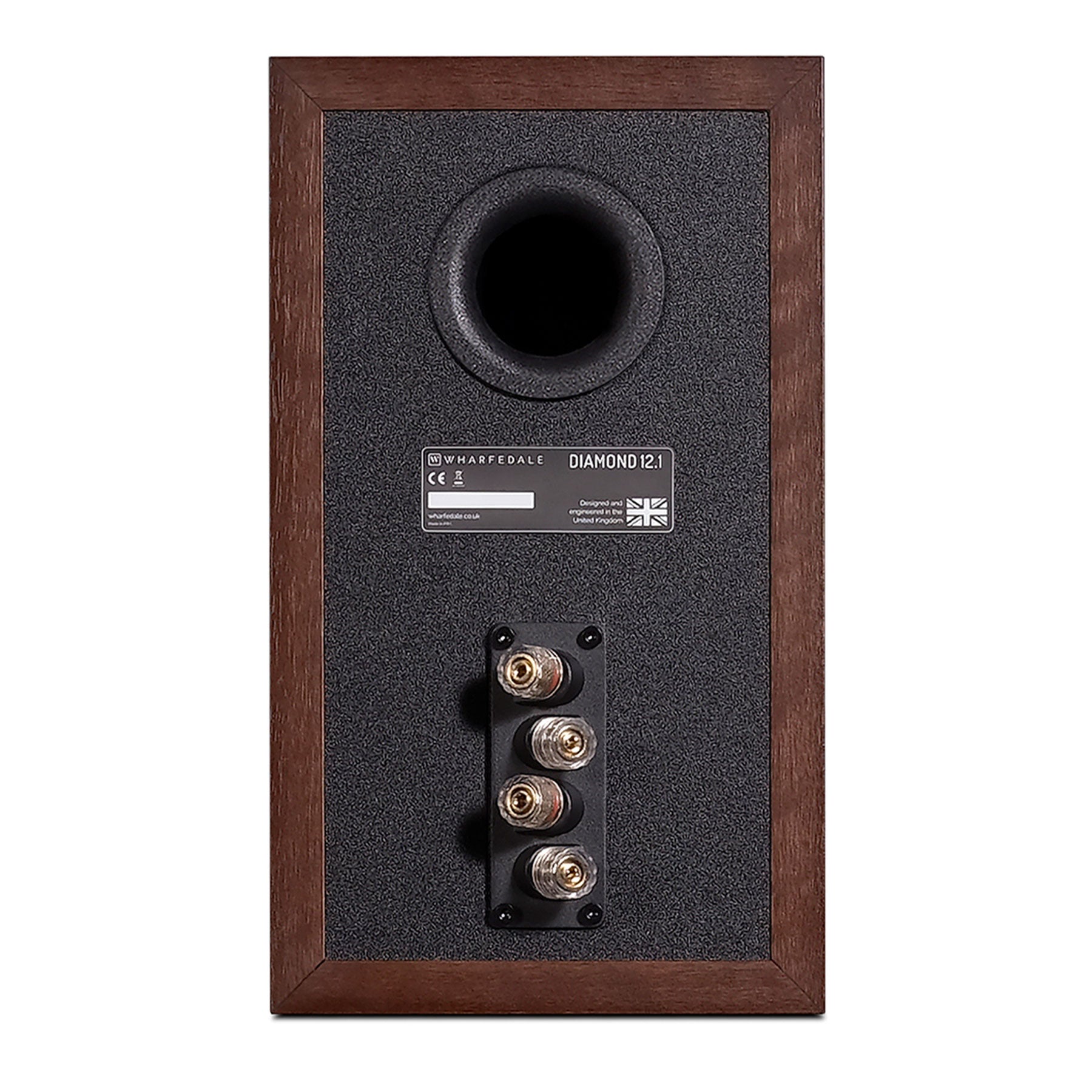 Wharfedale: Diamond 12.1 Bookshelf Speakers (Pair) - Walnut Pearl