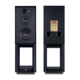 Wharfedale: Linton Speakers + Stands Set (Pair) - Black Oak
