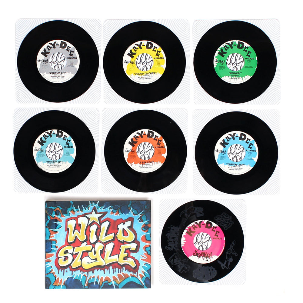 Kenny Dope: Wild Style Breakbeats 7x7" Vinyl + Book open page lay down 2