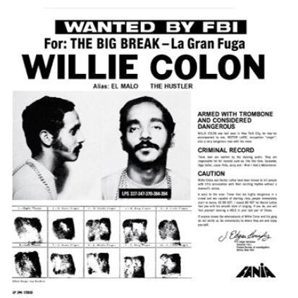 Willie Colon: Wanted By The FBI / The Big Break - La Gran Fuga (Colored Vinyl) Vinyl LP (Record Store Day)