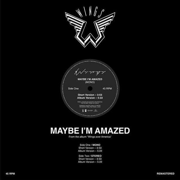 Wings: Maybe I'm Amazed (Record Store Day) 12"