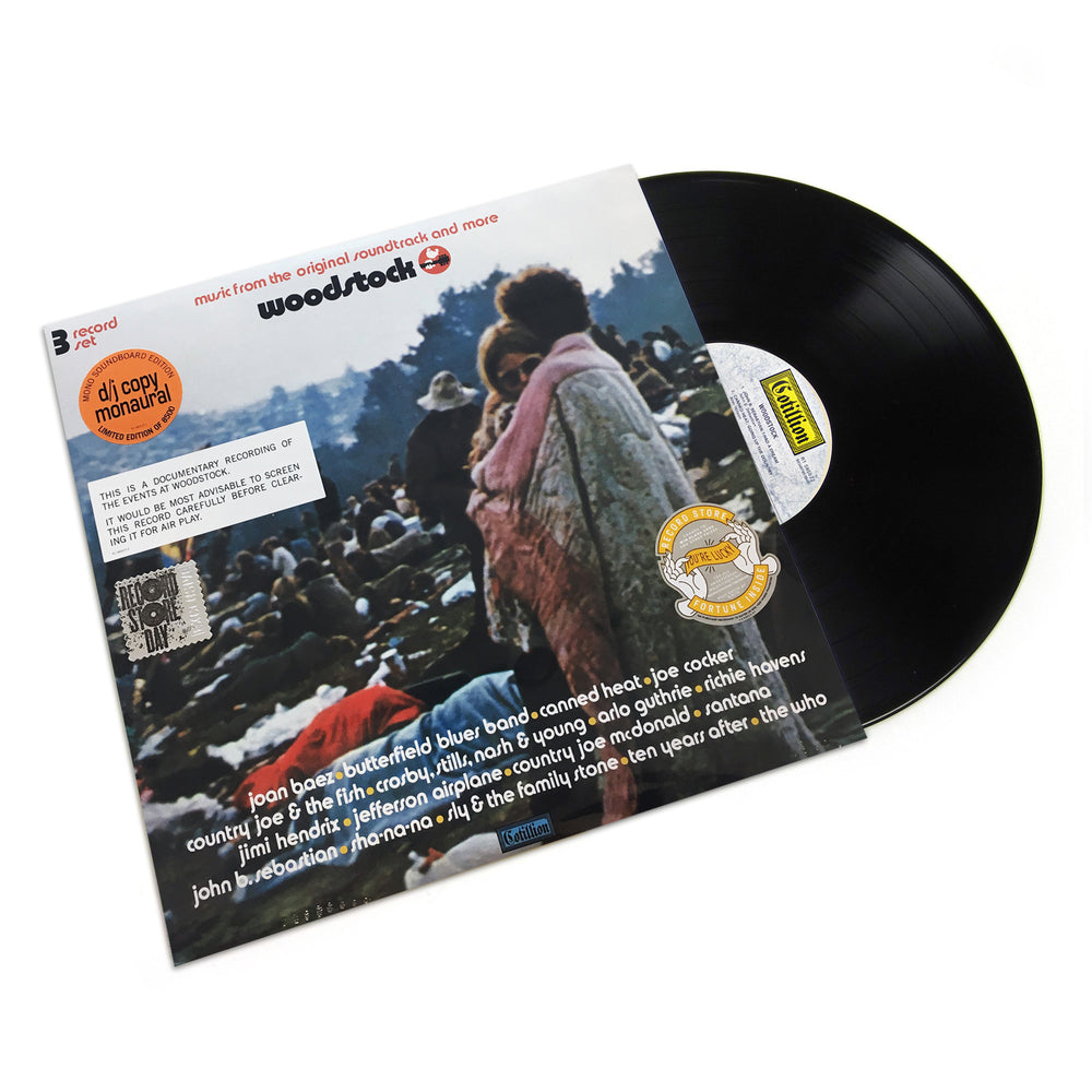 Woodstock: Woodstock Soundtrack - Mono PA Version Vinyl 3LP (Record Store Day)