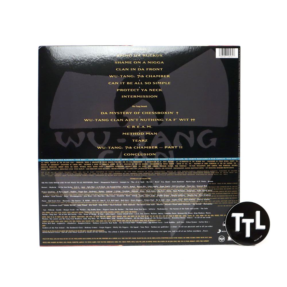 Wu-Tang Clan: Enter The Wu-Tang (36 Chambers) (Gold Colored Vinyl, Import) Vinyl LP