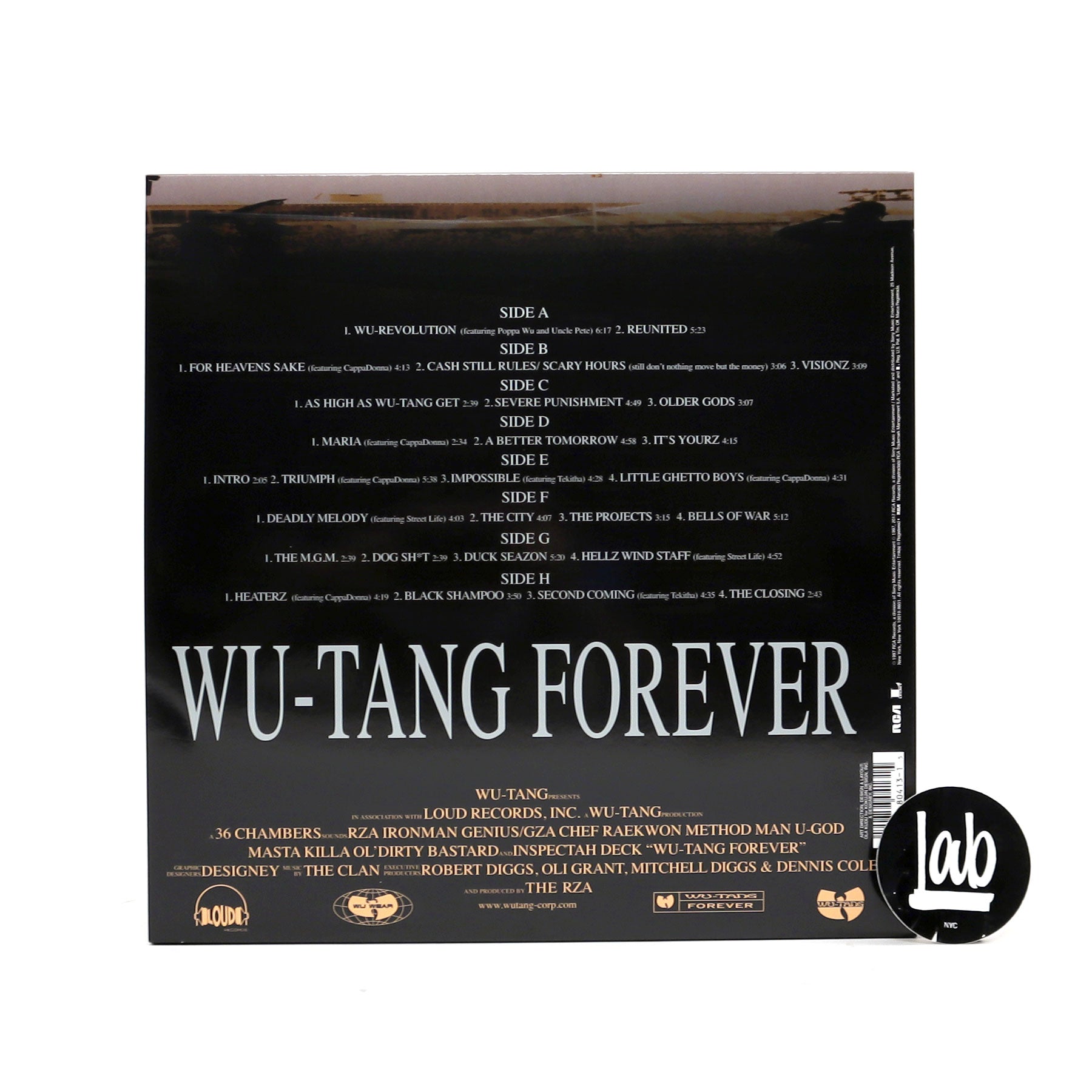 Wu-Tang Clan - Wu-Tang Forever 4LP レコード Wu-Tang Clan: Wu-Tang Forever (180g) Vinyl 4LP – TurntableLab.com