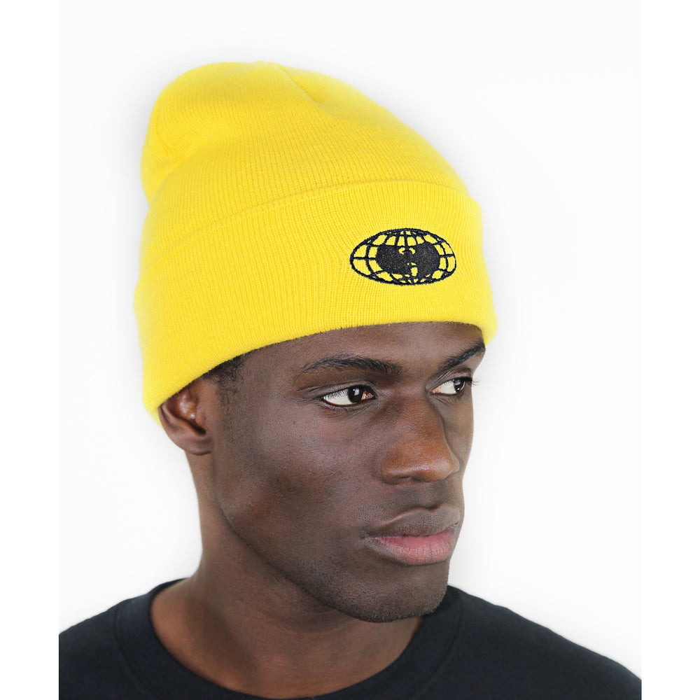 Wu Wear: Globe Logo Beanie - Yellow