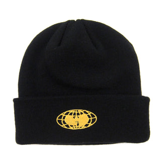 Wu Wear: Globe Logo Beanie - Black