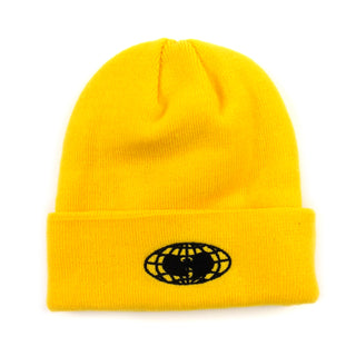 Wu Wear: Globe Logo Beanie - Yellow