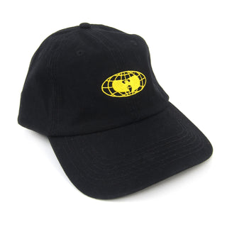 Wu Wear: Globe Logo Dad Hat - Black