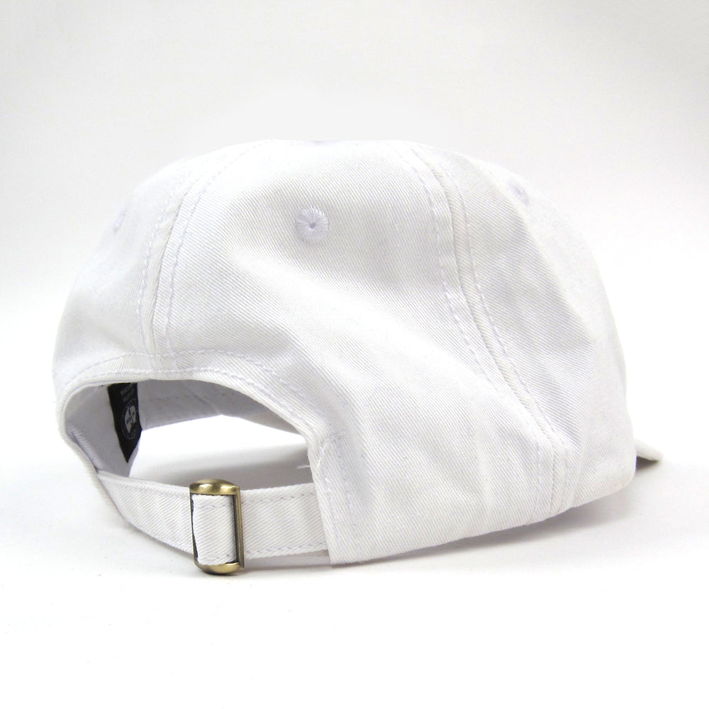 Wu Wear: Globe Logo Dad Hat - White