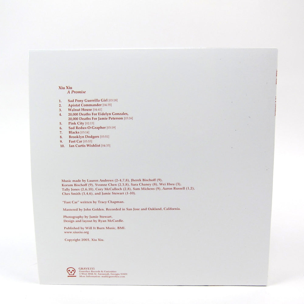Xiu Xiu: A Promise - Expanded (Colored Vinyl) Vinyl LP+7"