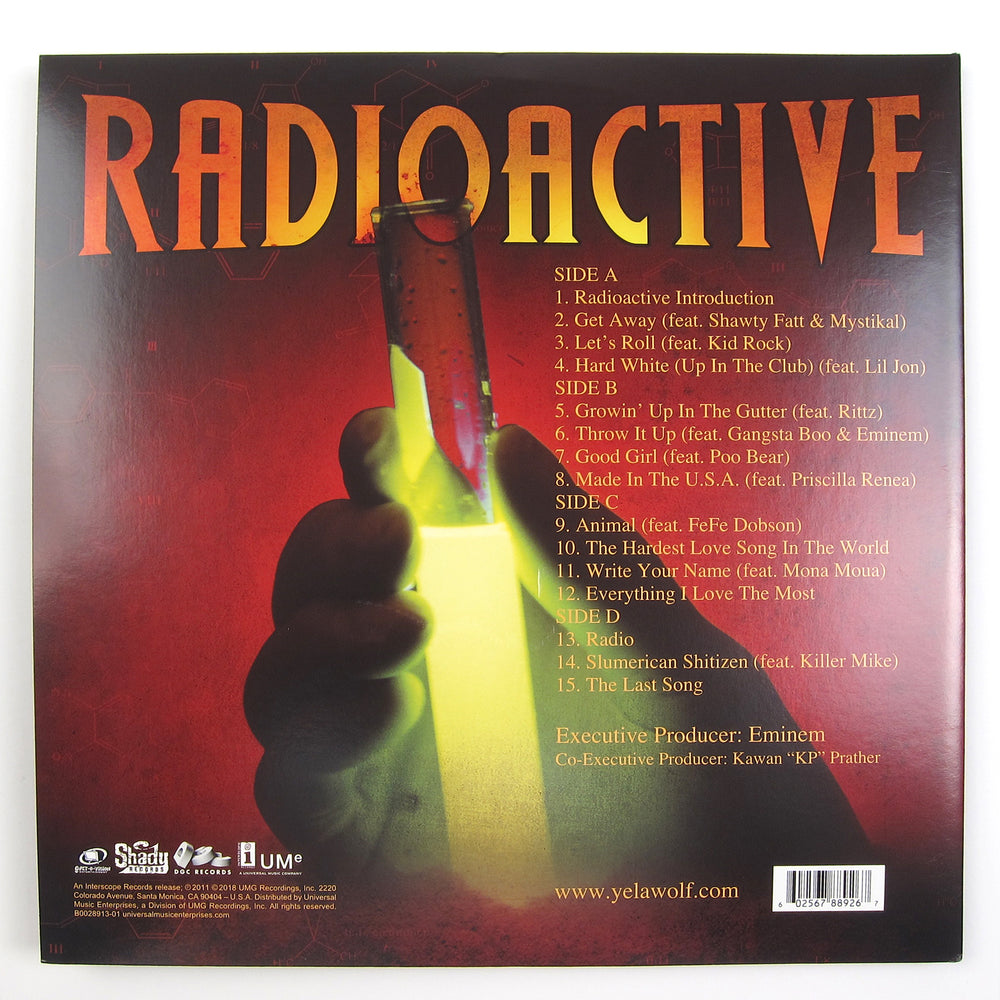 Yelawolf: Radioactive (Colored Vinyl) Vinyl 2LP