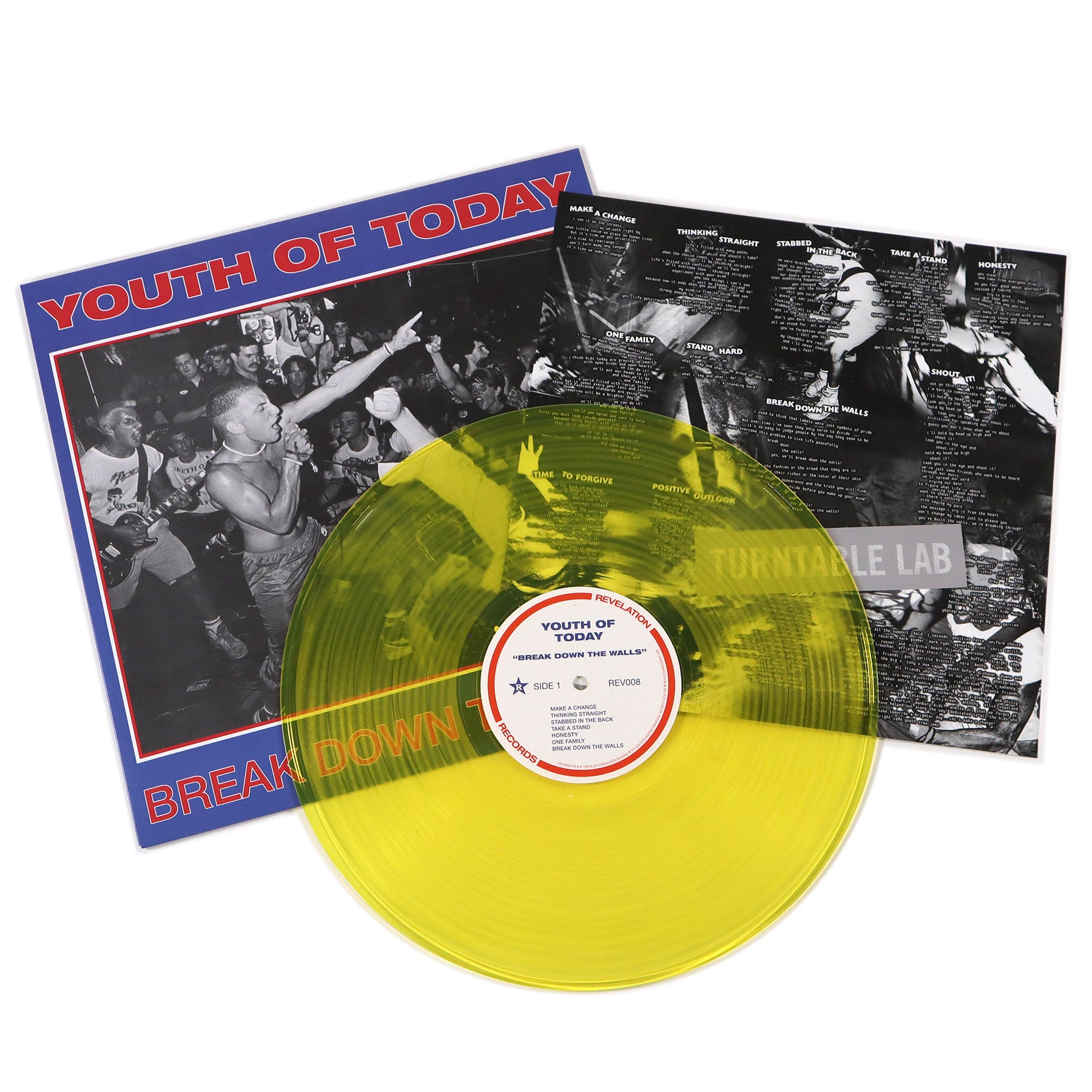 Youth Of Today Break Down The Walls (Colored Vinyl) Vinyl LP